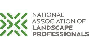 A logo for the national association of landscape professionals.